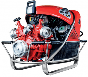 Gasoline engine fire pump