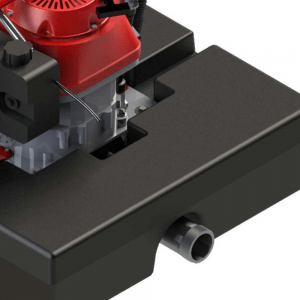 Floating pump connection for heat engine