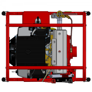 Resistant pump frame