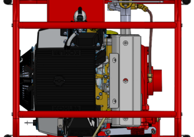Resistant pump frame