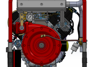 Aluminum alloy pump body