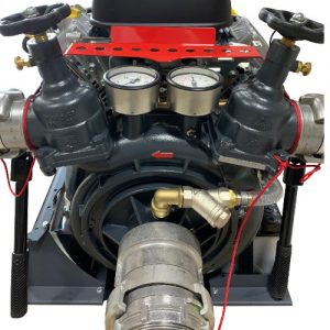 Portable fire pump valves