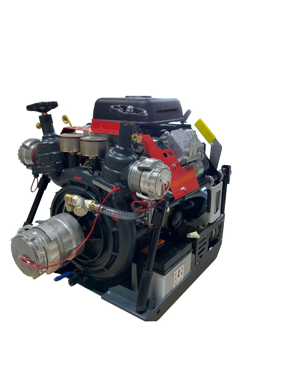 High pressure portable petrol centrifugal fire pump
