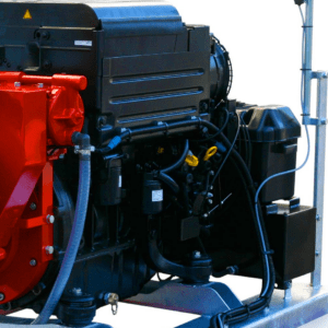 Thermal fire motor pump