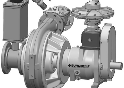 EUROMAST bomba térmica rebocável