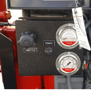 Diesel pump pressure gauges