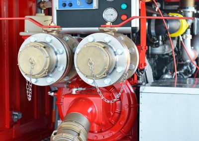 Fire pump connections