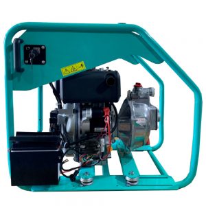 Diesel fire pump equipped with electric starter and starter