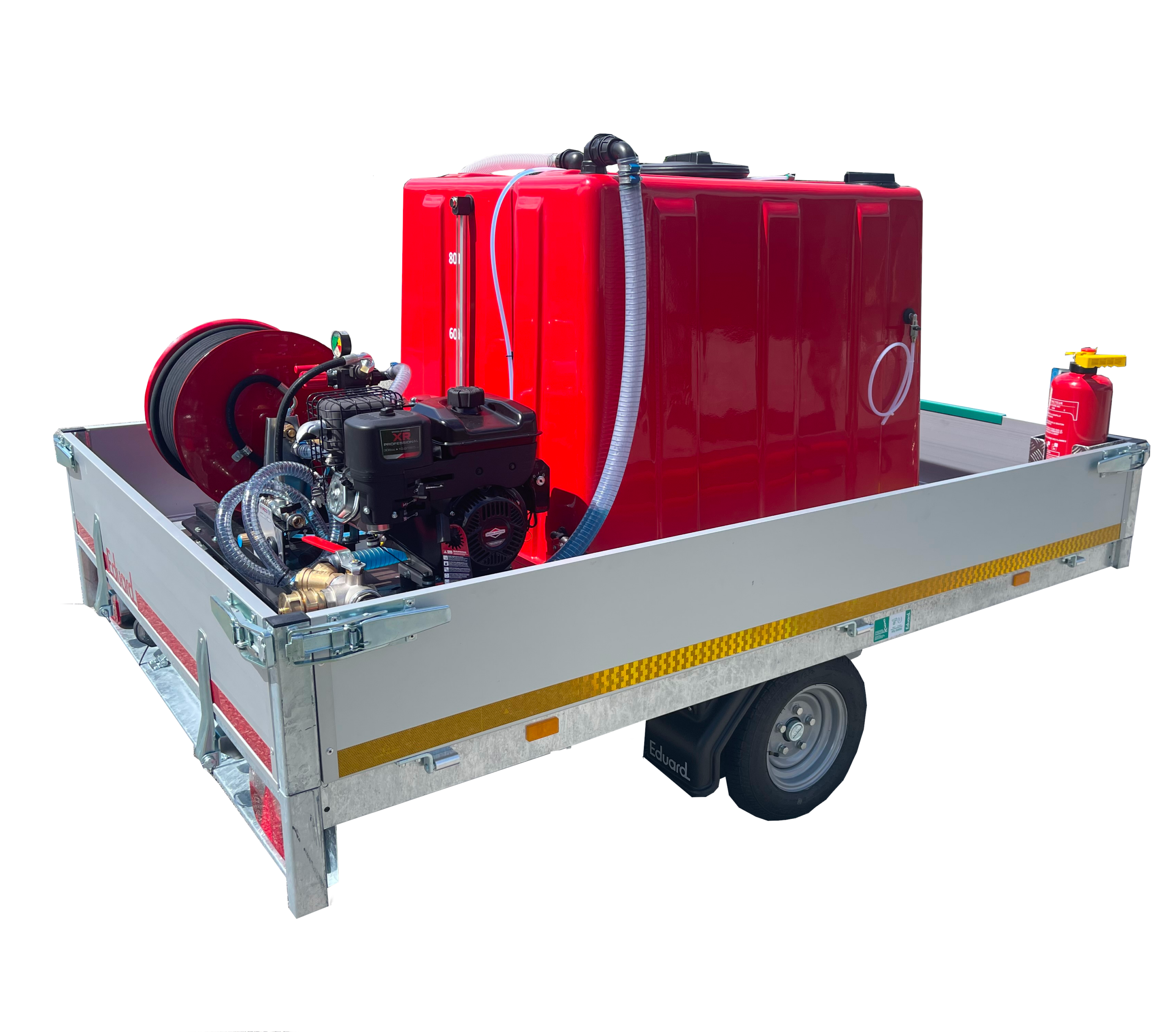 Fire protection trailer - High pressure tank pump kits