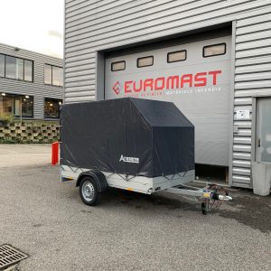 High pressure kit on EUROMAST trailer