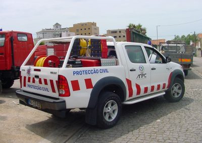 Civil protection pick up with high pressure kit