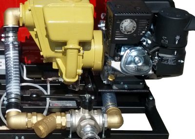 Motor a gasolina com kit de baixa pressão