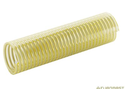 Starre und flexible Feuerwehrschläuche. PVC-Spirale