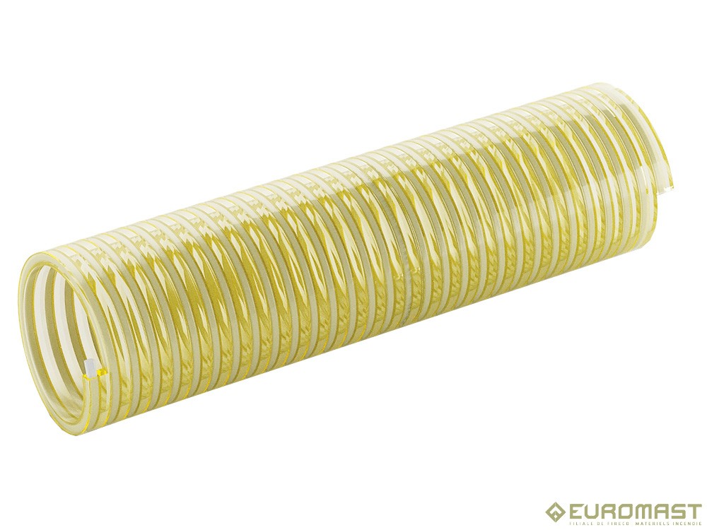 Tuyau Spiralé Ø 50 en PVC plasitifé avec spirale rigide anti-choc