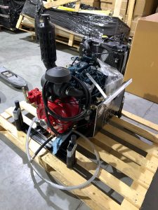 Tragbare Dieselpumpe mit KUBOTA-Motor + Abgasansaugung