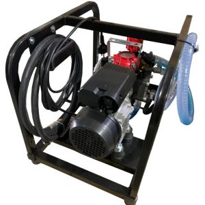 Electric motor test pump