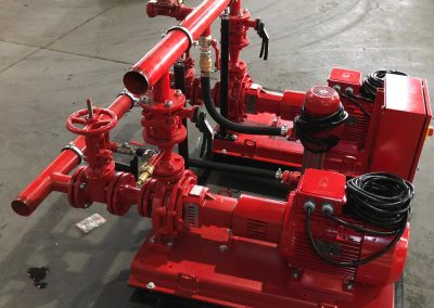 Electric pump group according to NFPA 20 standard