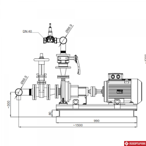 Groupe motopompe fabriqué selon norme NFPA20