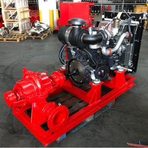 Groupe motopompe sur châssis fixe NFPA20