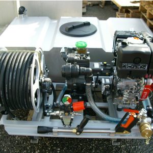 High pressure kit with stainless steel tank