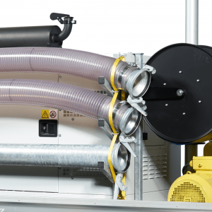 Generating set pipe supports