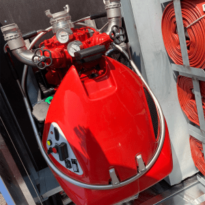 Thermal fire trailer