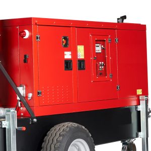 Box firefighters intervention trailer