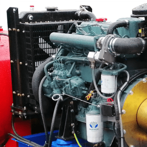 Moteur diesel installé sur groupe NFPA 20