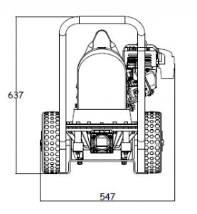 Pompe à membrane pour eaux chargées (10m3/h max)