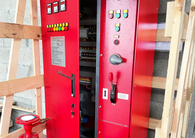 Electric cabinet for pump unit