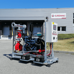 Firefighting pump unit