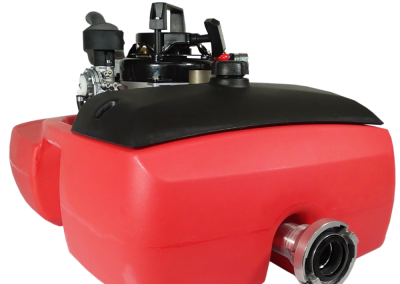 Gasoline floating motor pump