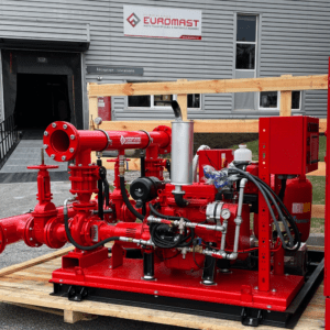 Fire safety pump unit