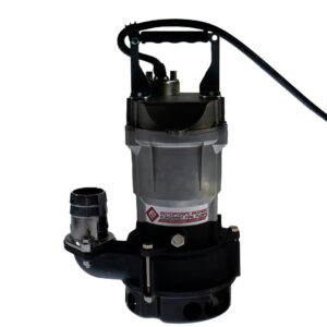 Pompe électrique submersible robuste pour eau chargée.
