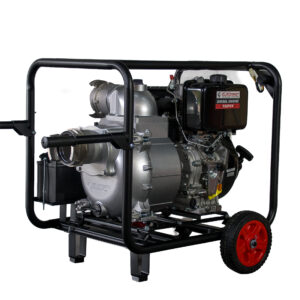 Motopompe d'épuisement diesel pour eaux chargées 100 m3/h.