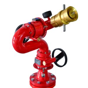 Canon incendie fixe manuel acier inoxydable - 2400 l/min
